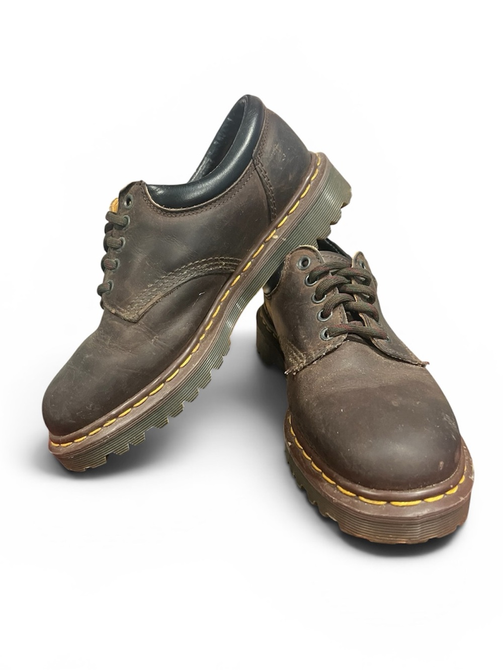 Vtg Dr. Martens 8053 Crazy Horse Leather Shoes Oxford Doc Martens Y2K Size 7